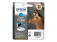 Epson T1302 - 10.1 ml - cián - blíster con alarmas de RF/acústica - cartucho de tinta - para Stylus Office BX630, BX635, BX935; WorkForce WF-3010, 3520, 3530, 3540, 7015, 7515, 7525 C13T13024012