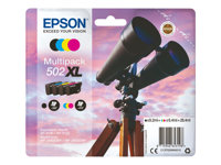 Epson 502XL Multipack - Paquete de 4 - amarillo, cián, magenta, negro pigmentado - original - se puede enviar por correo - cartucho de tinta - para Expression Home XP-5100, 5105, 5150, 5155; WorkForce WF-2860, 2865, 2880, 2885 C13T02W64510
