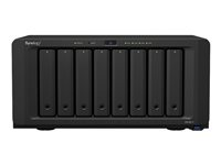 Synology Disk Station DS1821+ - Servidor NAS - 8 compartimentos - SATA 6Gb/s - RAID 0, 1, 5, 6, 10, JBOD - RAM 4 GB - Gigabit Ethernet - iSCSI soporta DS1821+