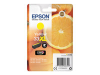 Epson 33XL - 8.9 ml - XL - amarillo - original - blíster - cartucho de tinta - para Expression Home XP-635, 830; Expression Premium XP-530, 540, 630, 635, 640, 645, 830, 900 C13T33644012