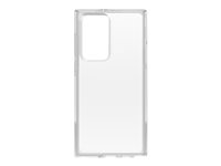 OtterBox Symmetry Series Clear - Carcasa trasera para teléfono móvil - antimicrobiano - policarbonato, goma sintética - transparente - para Samsung Galaxy S22 Ultra 77-86543