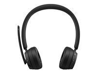 Microsoft Modern Wireless Headset for Business - Auricular - en oreja - Bluetooth - inalámbrico - negro - Certificado para Equipos de Microsoft 8JS-00008