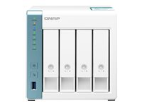 QNAP TS-431K - Servidor NAS - 4 compartimentos - SATA 6Gb/s - RAM 1 GB - Gigabit Ethernet TS-431K