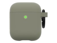OtterBox Headphone Case Series - Estuche para auriculares inalámbricos - policarbonato, goma sintética - gris - para Apple AirPods (1ª generación, 2ª generación) 77-84574