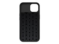 OtterBox Easy Grip Gaming - Carcasa trasera para teléfono móvil - tinta negra de calamar - textura fabricada a medida - para Apple iPhone 13 77-85468