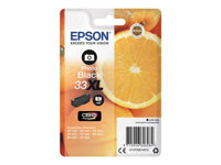 Epson 33XL - 8.1 ml - XL - Photo Negro - original - blíster con alarmas de RF/acústica - cartucho de tinta - para Expression Home XP-635, 830; Expression Premium XP-530, 540, 630, 635, 640, 645, 830, 900 C13T33614022