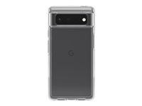OtterBox Symmetry Series - Carcasa trasera para teléfono móvil - compatibilidad con MagSafe - policarbonato, goma sintética - transparente - para Google Pixel 6 77-84041