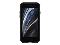 OtterBox React Series - Carcasa trasera para teléfono móvil - cristal negro - para Apple iPhone 7, 8, SE (2ª generación), SE (3rd generation) 77-80951