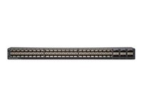 Cisco UCS 6454 Fabric Interconnect - Conmutador - Gestionado - 36 x 10/25 Gigabit SFP28 + 4 x 1/10/25 Gigabit SFP28 + 6 x QSFP28 de 40/100 Gigabits (enlace ascendente) + 8 x Ethernet de 10/25 Gigabits o canal de fibra de 8/16/32 gigabits - flujo de aire de delante hacia atrás - montaje en rack - DISTI UCS-FI-6454-CH